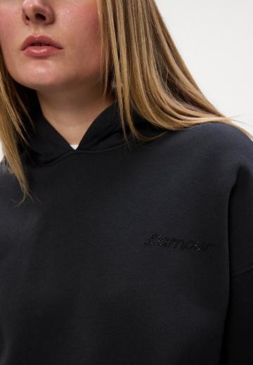 Пуловер с капюшоном