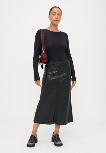 Кожаная юбка
