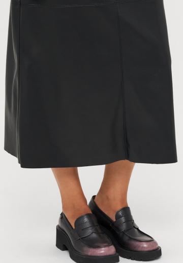 Кожаная юбка