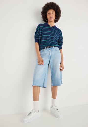 Пуловер в полоску