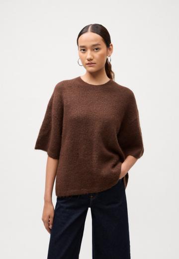 Пуловер с коротким рукавом