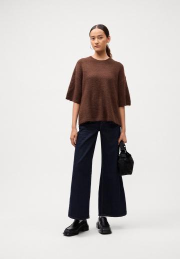 Пуловер с коротким рукавом