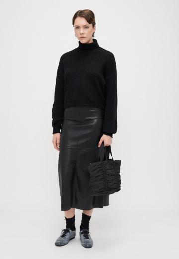 Кожаная юбка