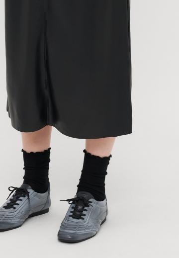 Кожаная юбка