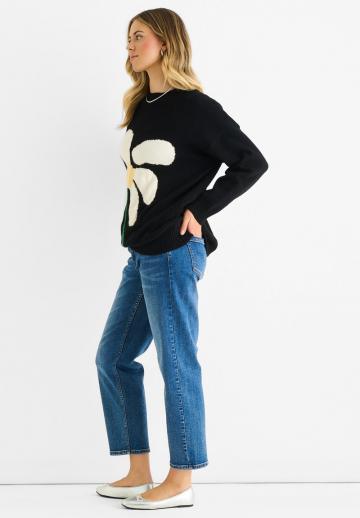 Длинный пуловер