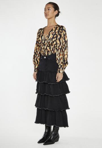 Юбка с воланами