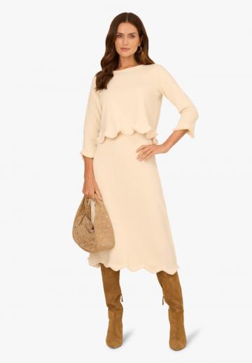 Пуловер с рукавом три четверти