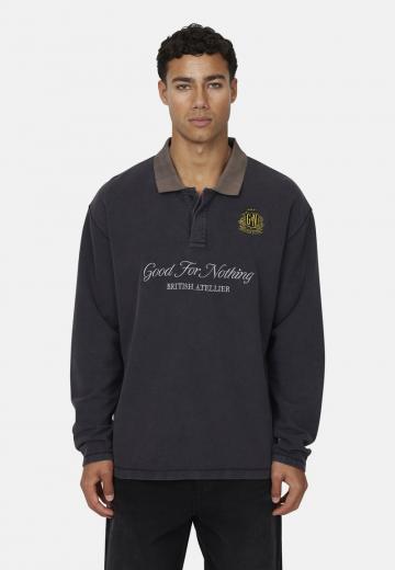 Поло с длинным рукавом