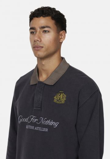 Поло с длинным рукавом