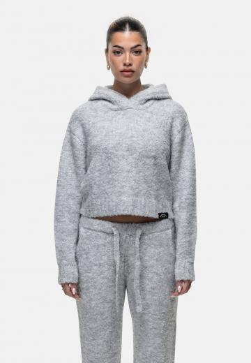 Пуловер с капюшоном