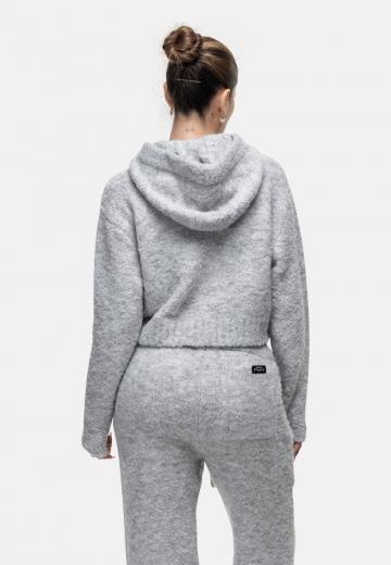 Пуловер с капюшоном