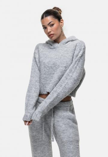 Пуловер с капюшоном