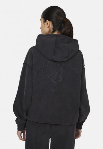 Пуловер с капюшоном