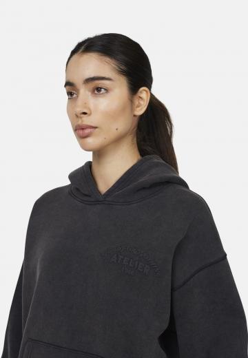 Пуловер с капюшоном