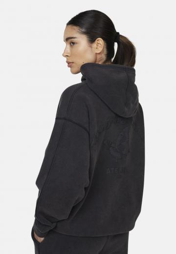 Пуловер с капюшоном