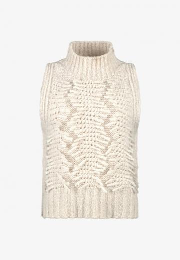 Пуловер без рукавов