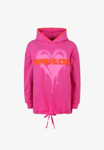 Пуловер с капюшоном