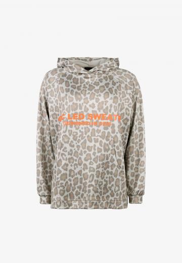 Пуловер с капюшоном