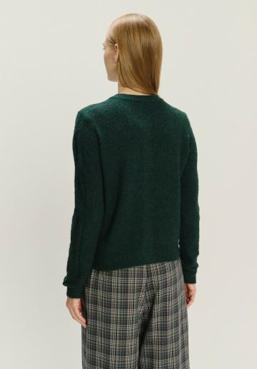 Жаккардовая вязаная кофта