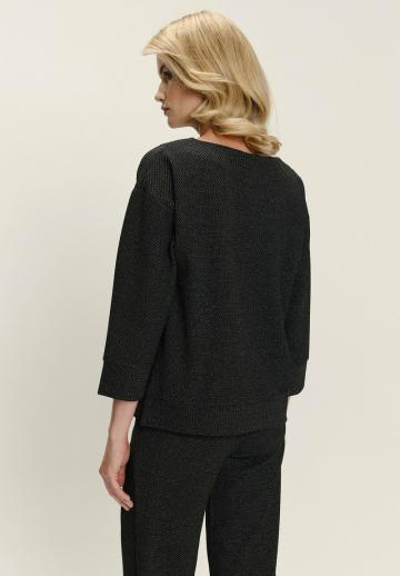 Пуловер с рукавом три четверти