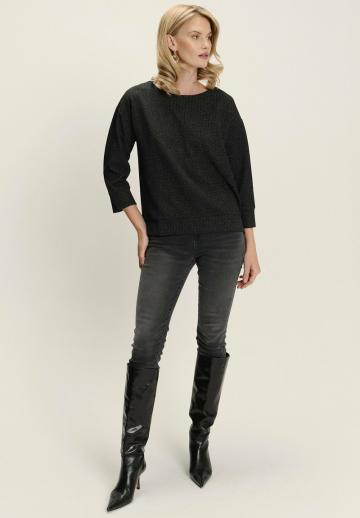 Пуловер с рукавом три четверти