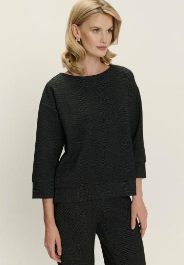 Пуловер с рукавом три четверти