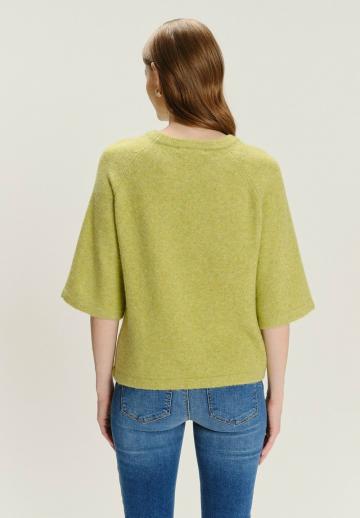 Пуловер с коротким рукавом