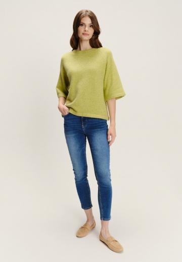 Пуловер с коротким рукавом