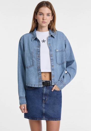 Джинсовая блузка