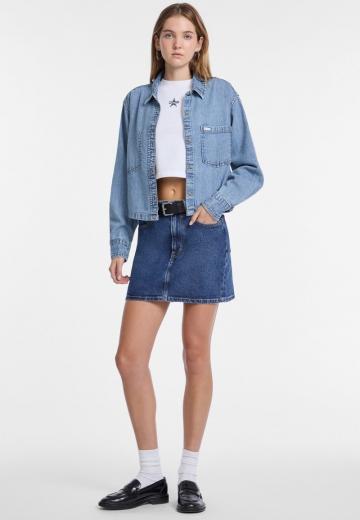 Джинсовая блузка