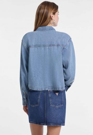 Джинсовая блузка