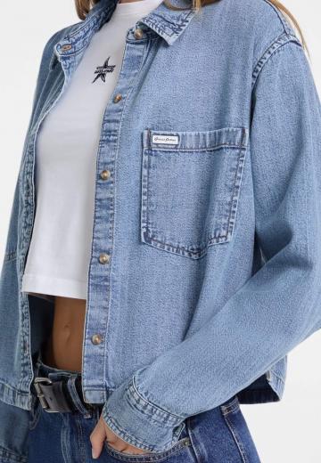 Джинсовая блузка