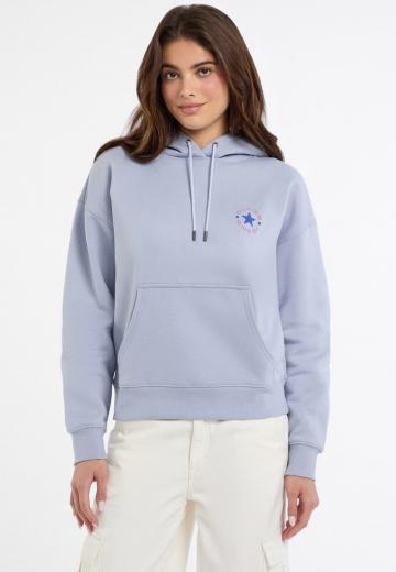 Пуловер с капюшоном