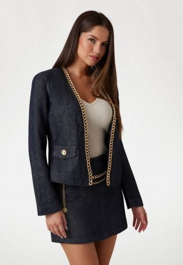 Джинсовая жилетка