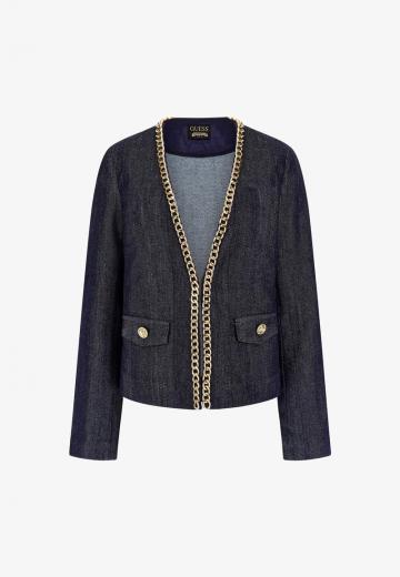 Джинсовая жилетка