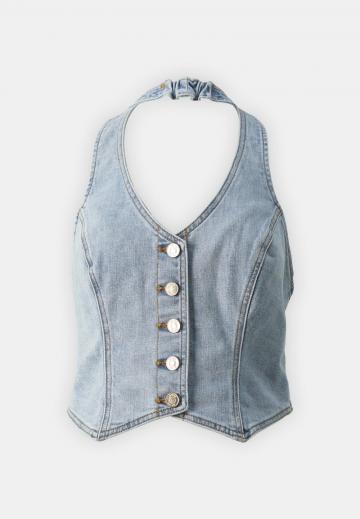 Джинсовая жилетка