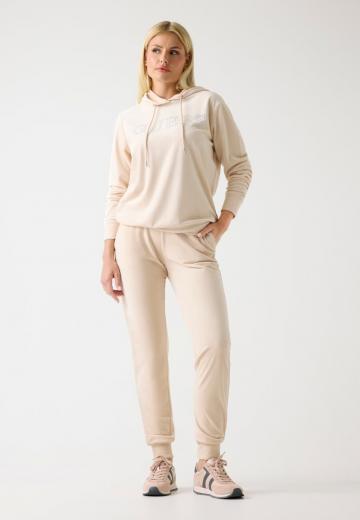 Пуловер с капюшоном