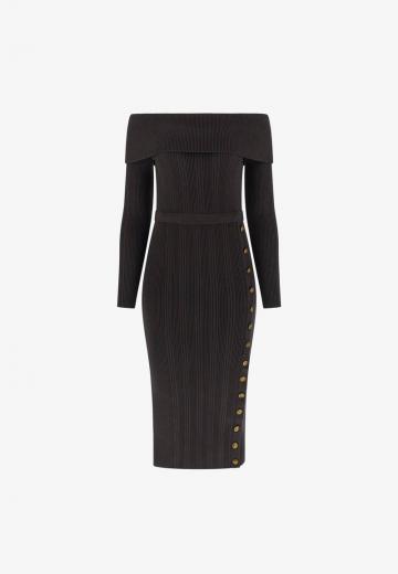 Вязаное платье