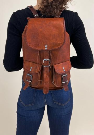 Кожаный рюкзак