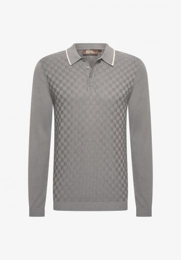 Поло с длинным рукавом