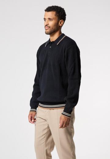 Поло с длинным рукавом