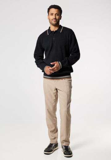 Поло с длинным рукавом