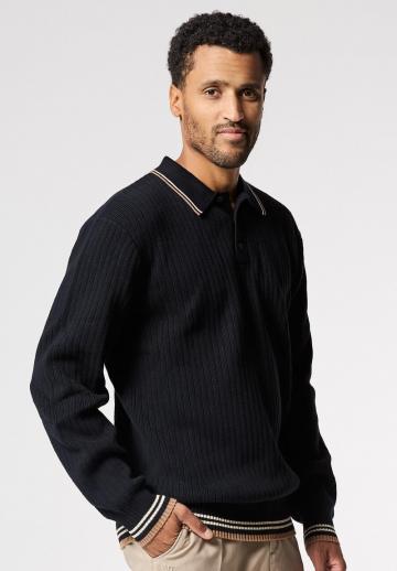 Поло с длинным рукавом