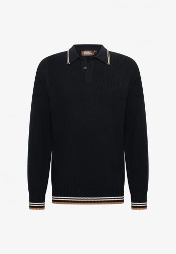 Поло с длинным рукавом