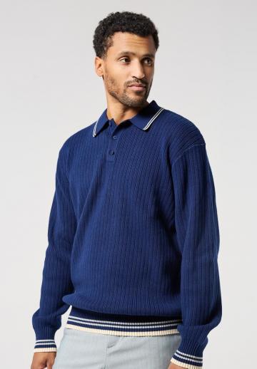 Поло с длинным рукавом