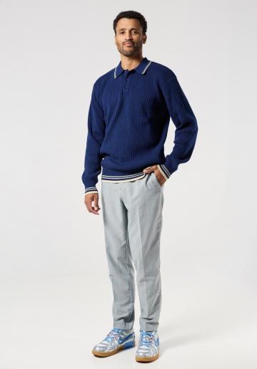 Поло с длинным рукавом