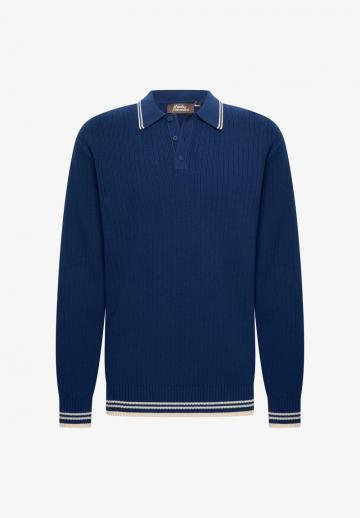 Поло с длинным рукавом