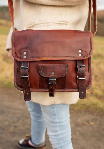 Кожаная сумка