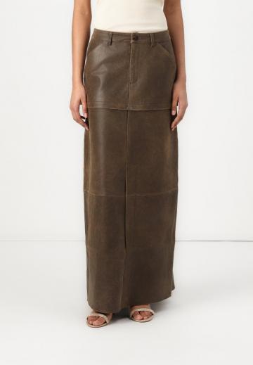 Кожаная юбка