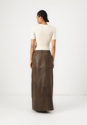 Кожаная юбка